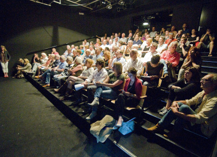 Pitch en debat in De Berckepoort - foto: Allard de Goeij