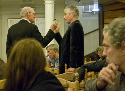 Vragen uit de zaal - foto: Allard de Goeij