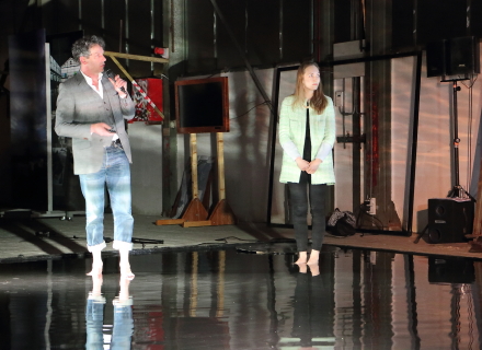 Nathalie Rabouille en Chico Leufkens, foto: Allard de Goeij