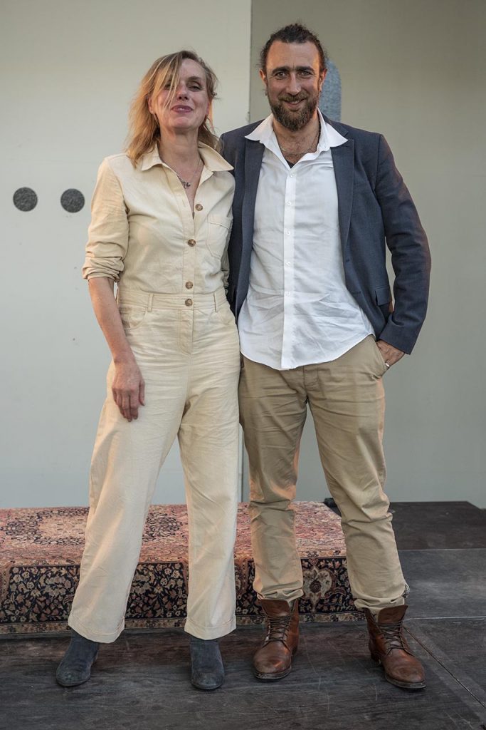 Anne Vegter & Ghayath Almadhoun (foto: Allard de Goeij)