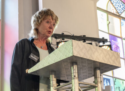 Presentator Marieke van Leeuwen (foto: Allard de Goeij)