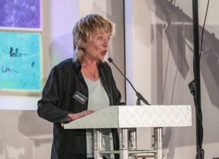 Presentator Marieke van Leeuwen (foto: Allard de Goeij)