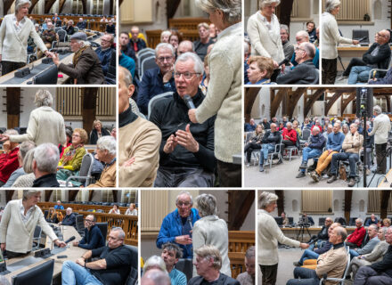 Vragen uit de zaal (foto's: Allard de Goeij)